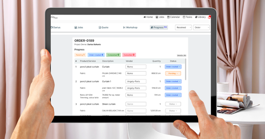 InterioApp - curtain design software for curtain and blind retailers