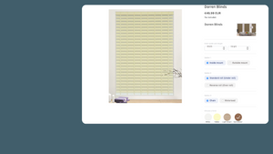 Curtain and Blind Plugin for the Shopify Online Stores to sell bespoke curtain and blind