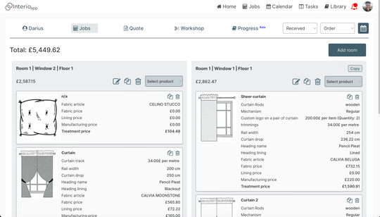 “Basic Plan | InterioApp Curtain and Blind Quoting Software”