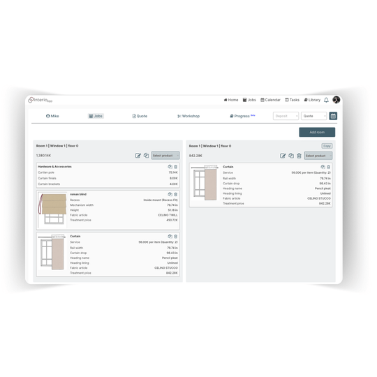 “Basic Plan | InterioApp Curtain and Blind Quoting Software”